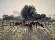 Elioth Gruner Spring Frost oil on canvas